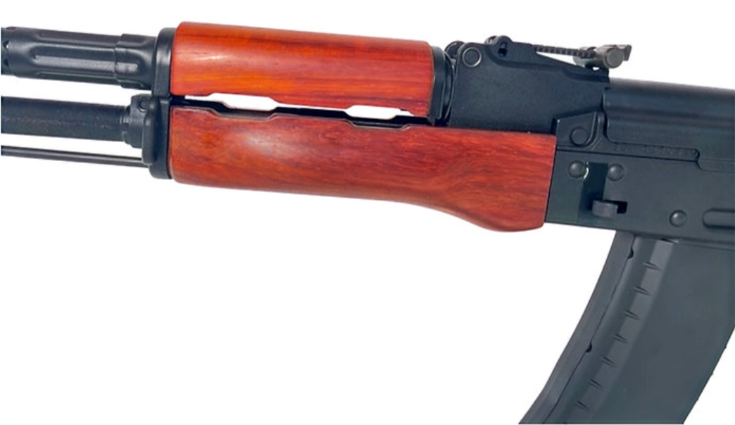 FCW x VFC AK74M GBBR 木製ハンドガードとトライアングルストック - TYPE A