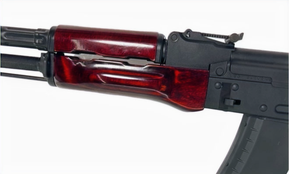 FCW x VFC AK74M GBBR 木製ハンドガードとトライアングルストック - TYPE B