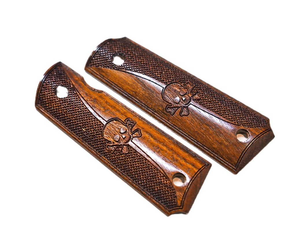 FCW ベレッタ 1911 スカル ウッドグリップ