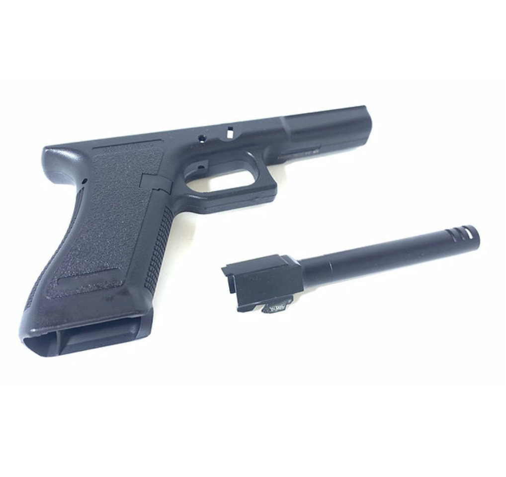 FCW G18 アウターバレル Gen 2 フレーム付き (WE/マルイシステム用) - ブラック