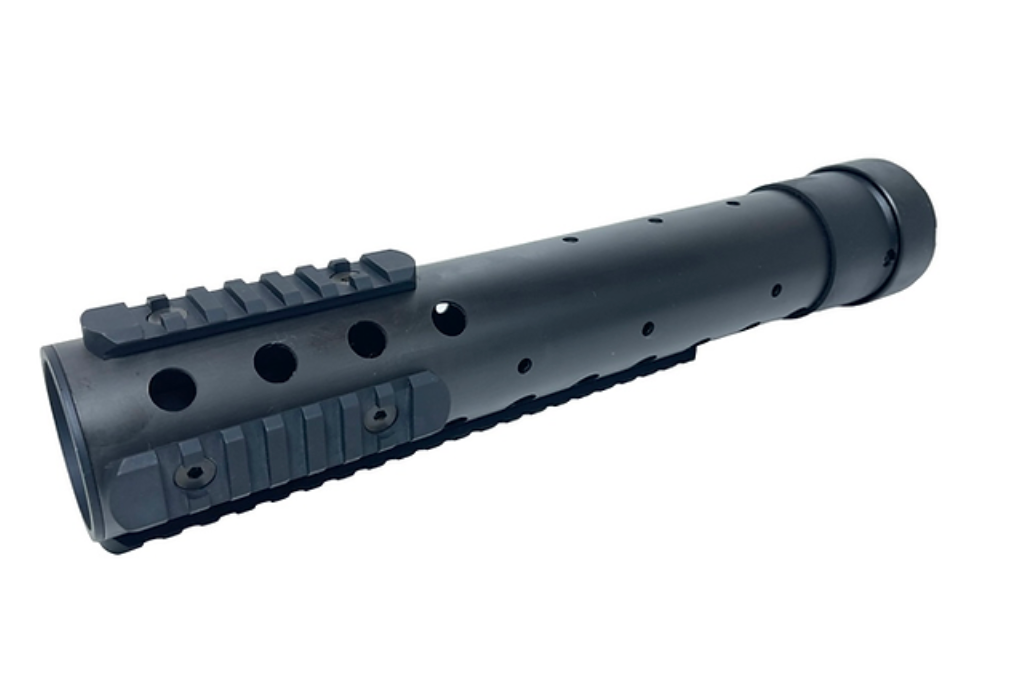 FCW MK12 MOD 0 / H カーボンファイバーハンドガード - ブラック