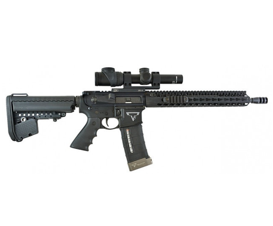 AKATSUKI LaRueスタイル SPR/M4 1.93インチ高QDスコープマウント - ブラック