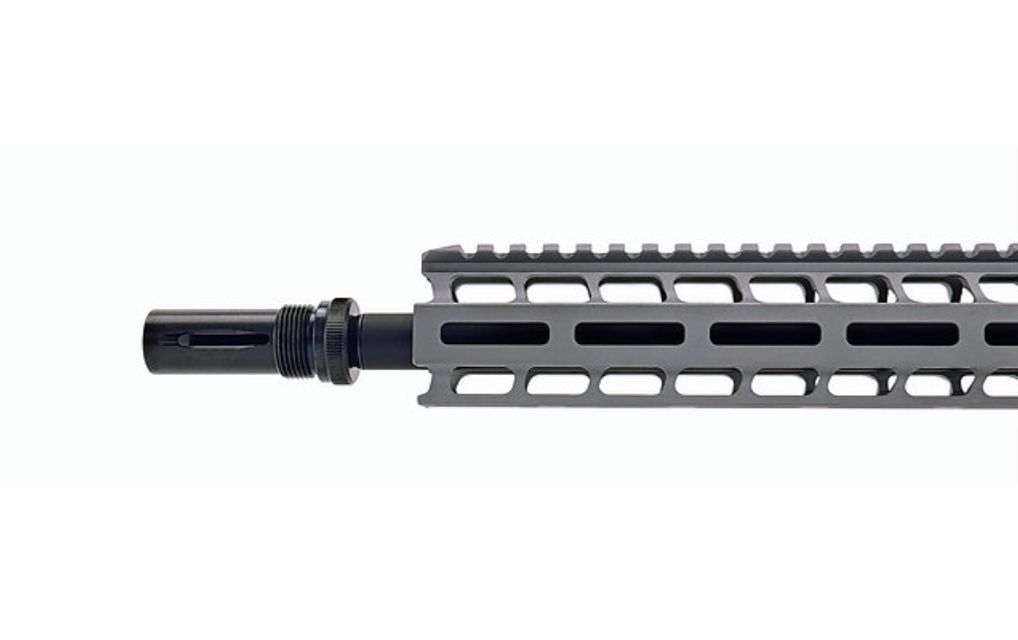 AKATSUKI BTスタイル MARS 5.56 QD 6.5インチサプレッサー(カスタムマーキング付き、トレーサーセットアップ済み)- ブラック