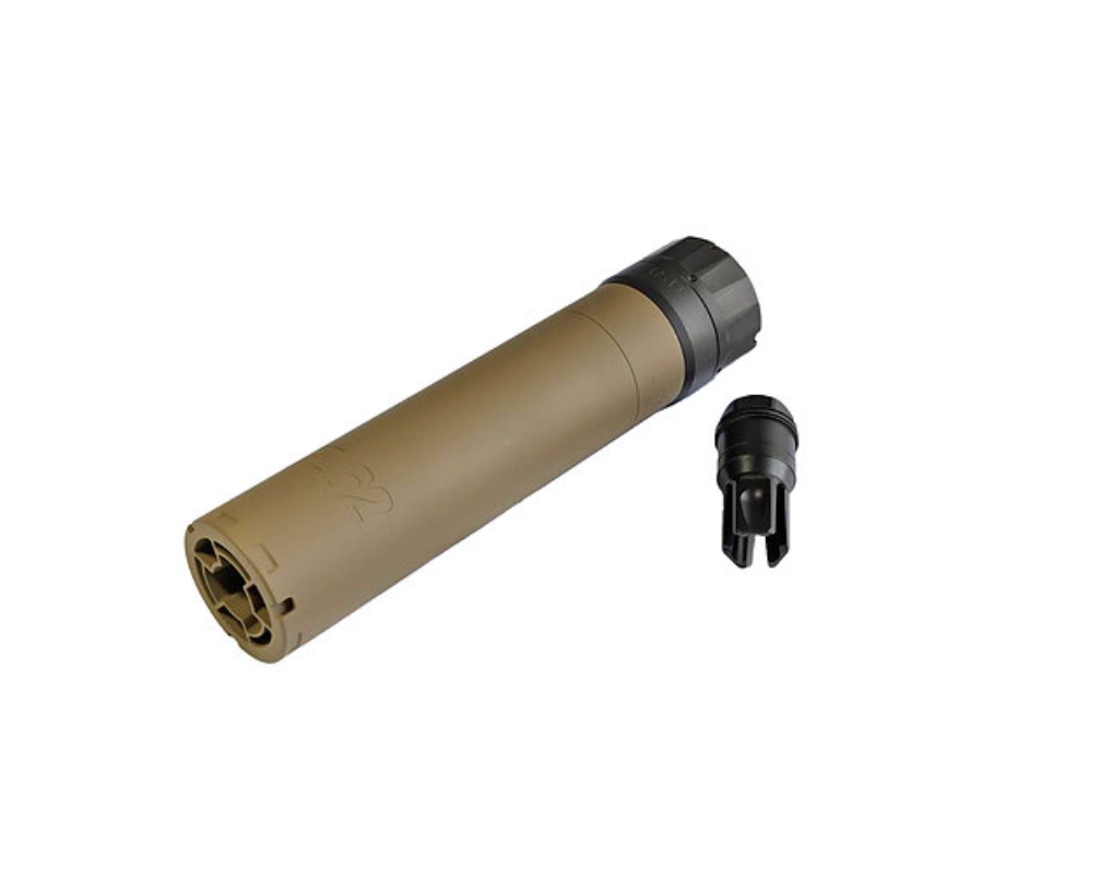 AKATSUKI SIG XM7 SLX 6.8 ダミーサプレッサー(フラッシュハイダー付き、トレーサー装着済み) - ダークアース + 5KU-BBP-32