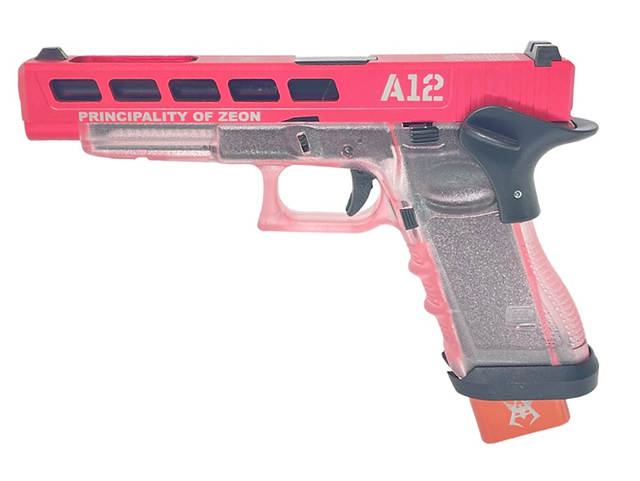 FCW シャア専用 G34 GBBピストル(ピンク半透明フレーム)