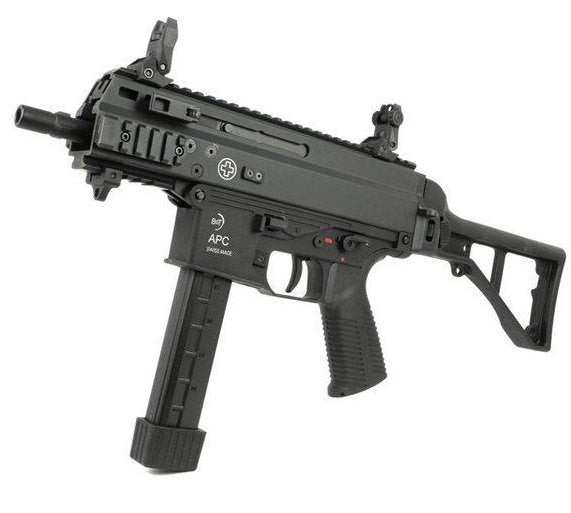 FCW APC9Kスタイル電動ガン(BTフォールディングストック搭載、3マガジン)