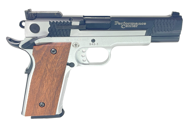 FCW x DOUBLE BELL M945 GBBピストル ブラックGBBスライド、ブラッシュド銀(ぎん)2トーン
