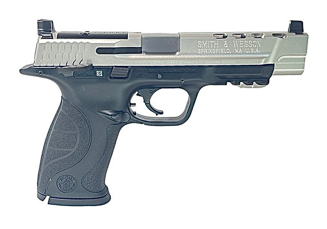 FCW x TM M&P 9L GBBP、Guarder製アルミ製銀(ぎん)GBBスライド搭載