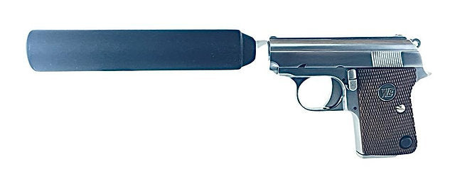 FCWス赤アウターバレル WE/Cybergun Colt CT25 GBBP用 - 銀(ぎん)