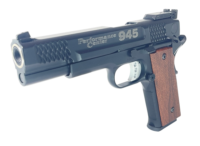 FCW x DOUBLE BELL パフォーマンスセンター M945 GBBピストル (BK)