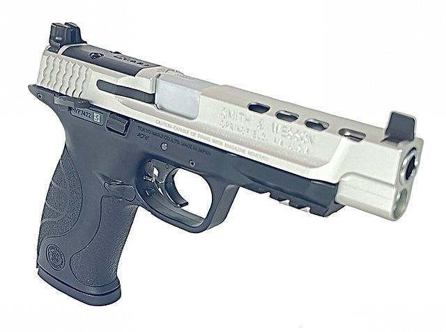 FCW x TM M&P 9L GBBP、Guarder製アルミ製銀(ぎん)GBBスライド搭載