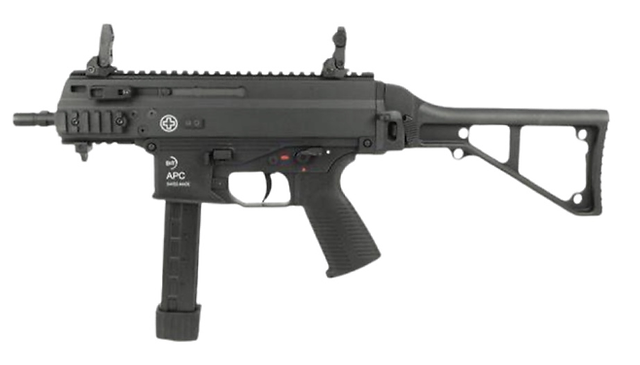 FCW APC9Kスタイル電動ガン(BTフォールディングストック搭載、3マガジン)