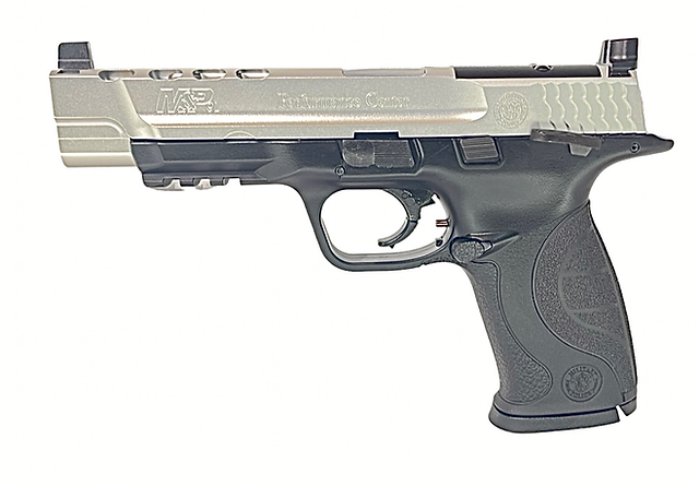 FCW x TM M&P 9L GBBP、Guarder製アルミ製銀(ぎん)GBBスライド搭載