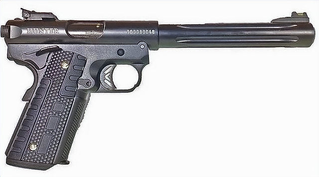FCW x WE ラグスタイル 1911 ギャラクシー GBB ピストル MKIV BK (ハンター) - ロング
