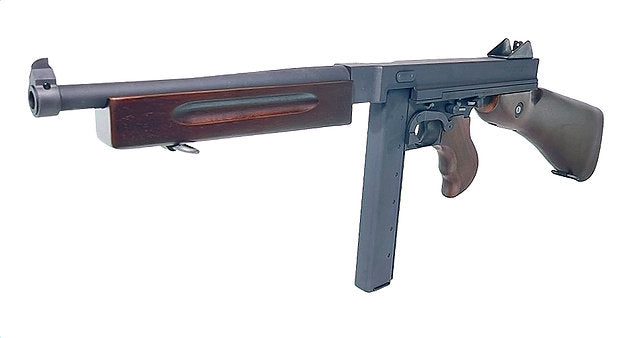 FCW x Cybergun Thompson M1A1 GBBR with RA-TECH Real Wood Custom