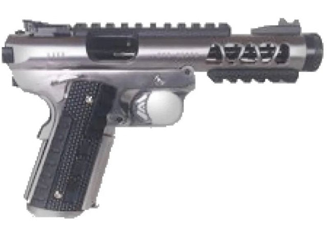 FCW x WE ラグスタイル 1911 ギャラクシー GBB ピストル - 銀(ぎん)