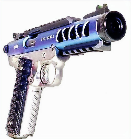 FCW x WE ラグスタイル 1911 ギャラクシー GBB ピストル - ブルー