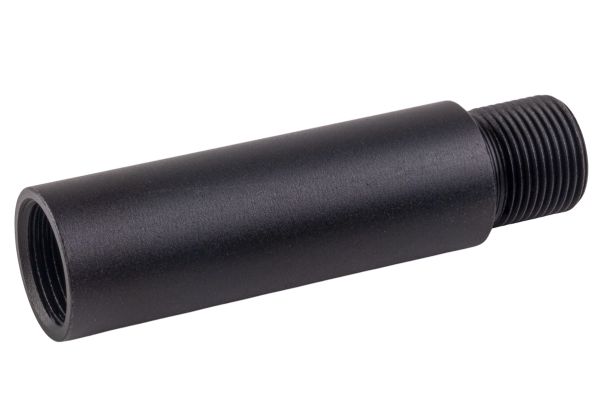 5KU 2インチ エアソフトガンバレルエクステンション(14mmスクリュー用、時計回りから逆ネジ)