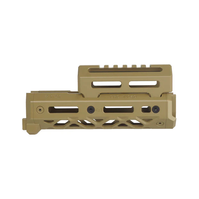 5KU ショート M-LOK ハンドガード GHK AK GBB エアソフトガン用 (5KU-404G) - タン/黄褐