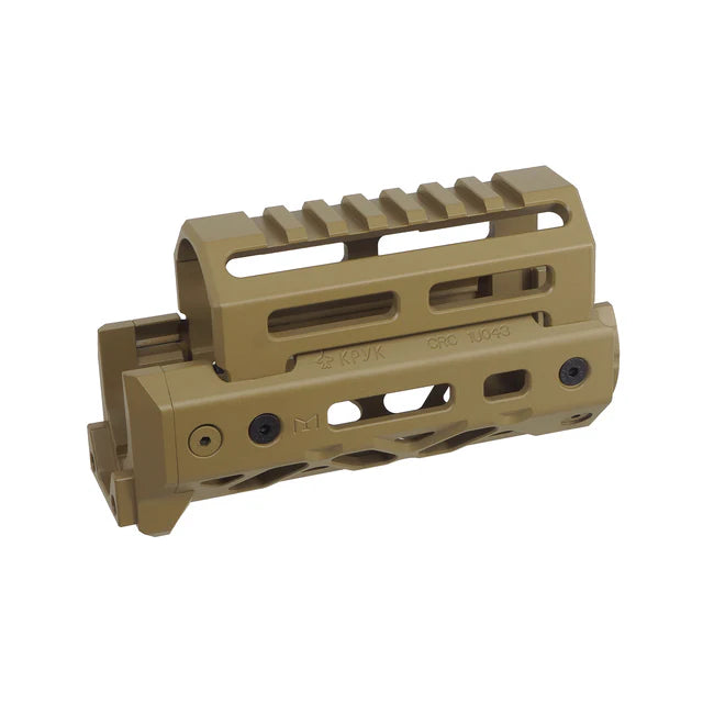 5KU 1U043 KPYK M-LOK ハンドガード CYMA AK-74U エアガン用 (5KU-412) - タン/黄褐