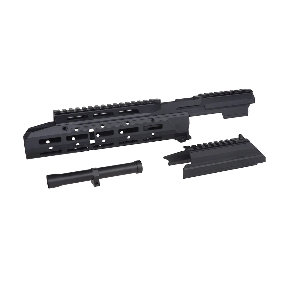 5KUシャーシMk3.1モノリシックM-Lokハンドガード(CYMA AKM/AK105 AEG用)(5KU-426)- ブラック
