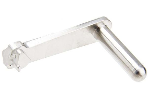 5KU スライドストップ(ステンレススチール)東京マルイ ハイキャパ GBB(タイプ4)用 - シルバー