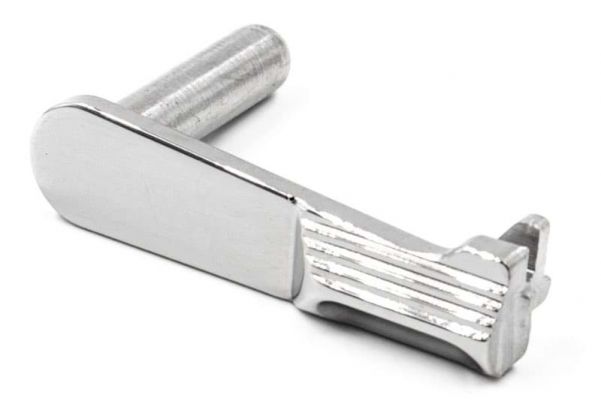 5KU スライドストップ(ステンレススチール)東京マルイ ハイキャパ GBB(タイプ4)用 - シルバー