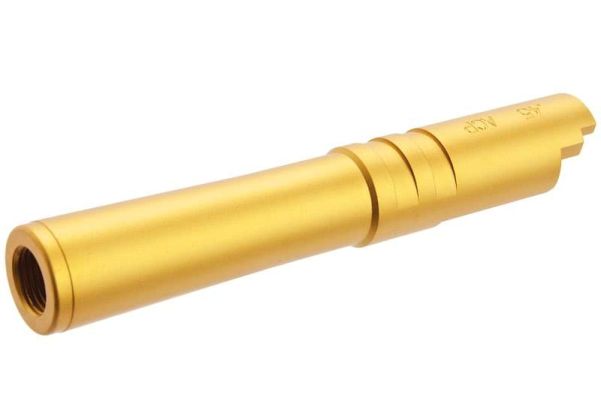 5KU Tokyo Marui ハイキャパ 4.3 アウターバレル (アルミニウム / アルミ) - 金(きん)