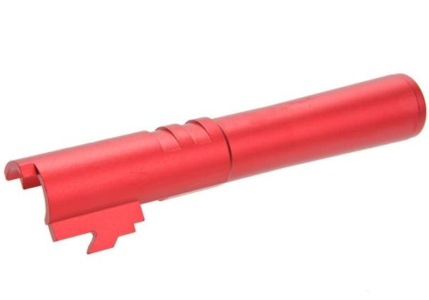 5KU Tokyo Marui ハイキャパ 4.3 GBB Airsoft アウターバレル (アルミニウム / アルミ) - 赤