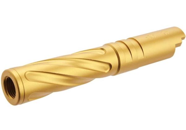 5KU Tokyo Marui ハイキャパ 4.3 アウターバレル (トルネード、アルミニウム / アルミ) - 金(きん)