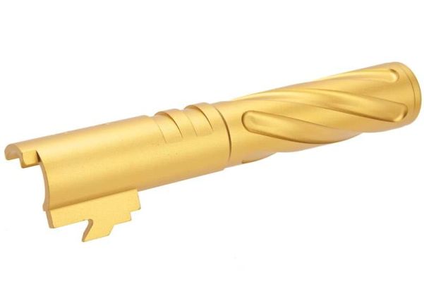 5KU Tokyo Marui ハイキャパ 4.3 アウターバレル (トルネード、アルミニウム / アルミ) - 金(きん)