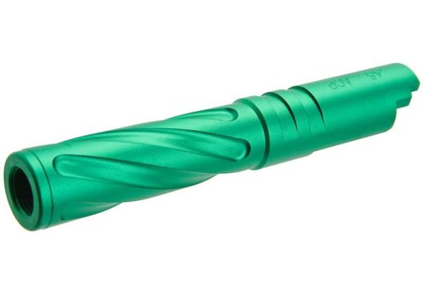 5KU Tokyo Marui ハイキャパ 4.3 アウターバレル (トルネード、アルミニウム / アルミ) - グリーン
