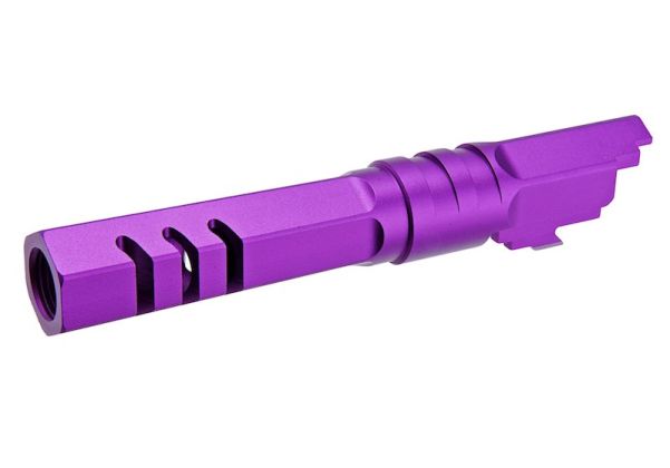 5KU 東京マルイ ハイキャパ 4.3 GBB アウターバレル (タイプ2、M11CW、アルミニウム、パープル)