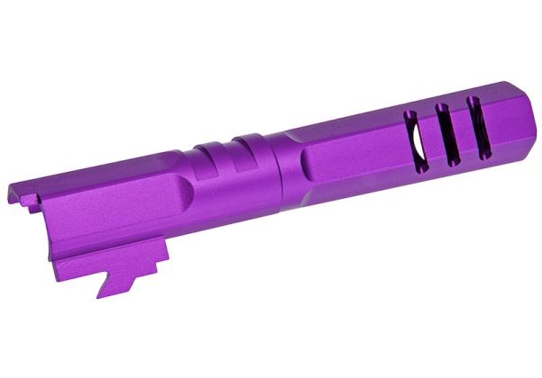 5KU 東京マルイ ハイキャパ 4.3 GBB アウターバレル (タイプ2、M11CW、アルミニウム、パープル)