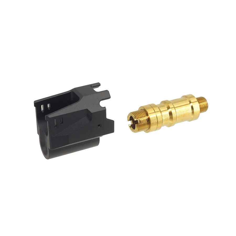 5KU CNC アルミニウム / アルミ マトリックス キット マルイ ハイキャパ GBB エアガン用 (5KU-GB-573) -  グレー / ブラック