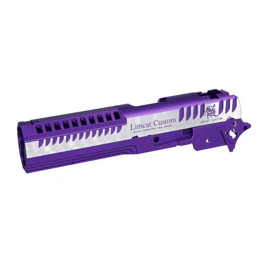 5KU CNCアルミ 5インチ リムキャット カスタムキット 2トーン マルイ HI-CAPA用(5KU-GB-601) -  紫