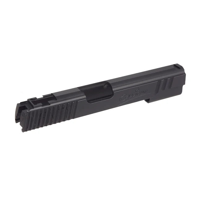 5KU CNC インフィニティ シグネチャー GBBスライド マルイ ハイキャパ 5.1 エアソフトガン用 (5KU-GB-604) - ブラック