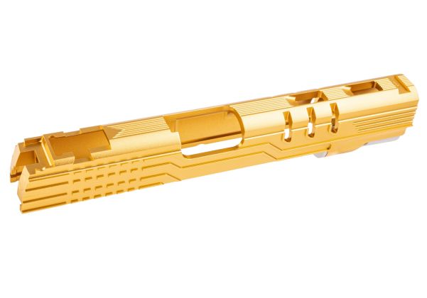 5KU Tokyo Marui ハイキャパ 5.1 GBB LimCat プロテクター 5.1 GBBスライド (CNC アルミニウム / アルミ) - 金(きん)