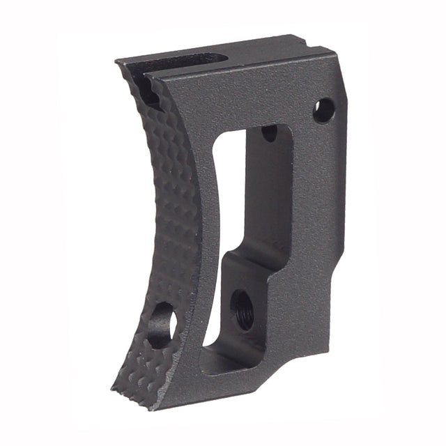 5KU アルミ製ミディアムカーブ調整式トリガー Tokyo Marui ハイレイヤーGBB用 5 (GB-638) - ブラック