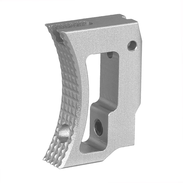 5KU アルミ製ミディアムカーブ調整式トリガー Tokyo Marui ハイレイヤーGBB用 5 (GB-638) - 銀(ぎん)