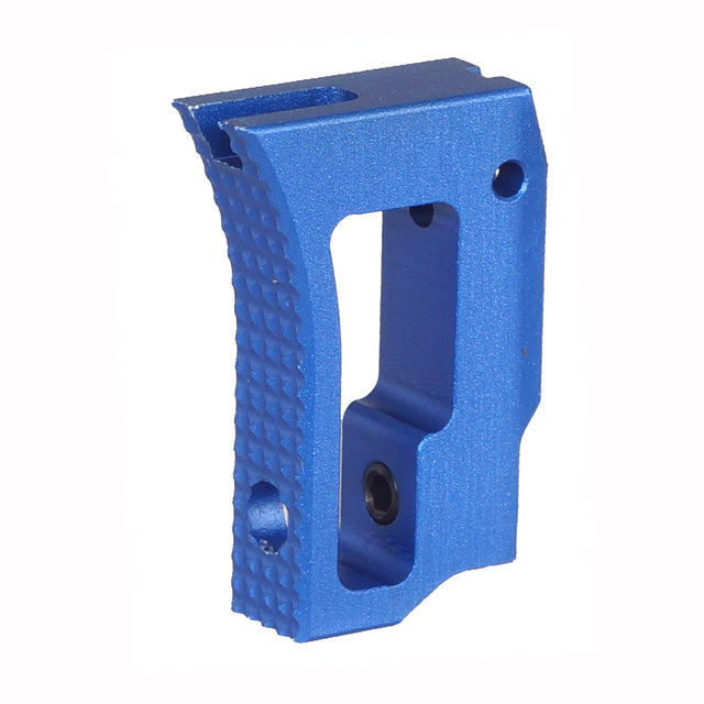 5KU アルミ製アッパーカーブ調整式トリガー(マルイ HI-CAPA GBB用)(GB-640)- ブルー