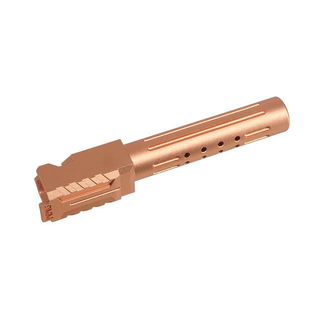 5KU BRA アルミバレル Umarex / VFC G19 Gen.3 GBB用 (5KU-GBEF19005) - ブロンズ