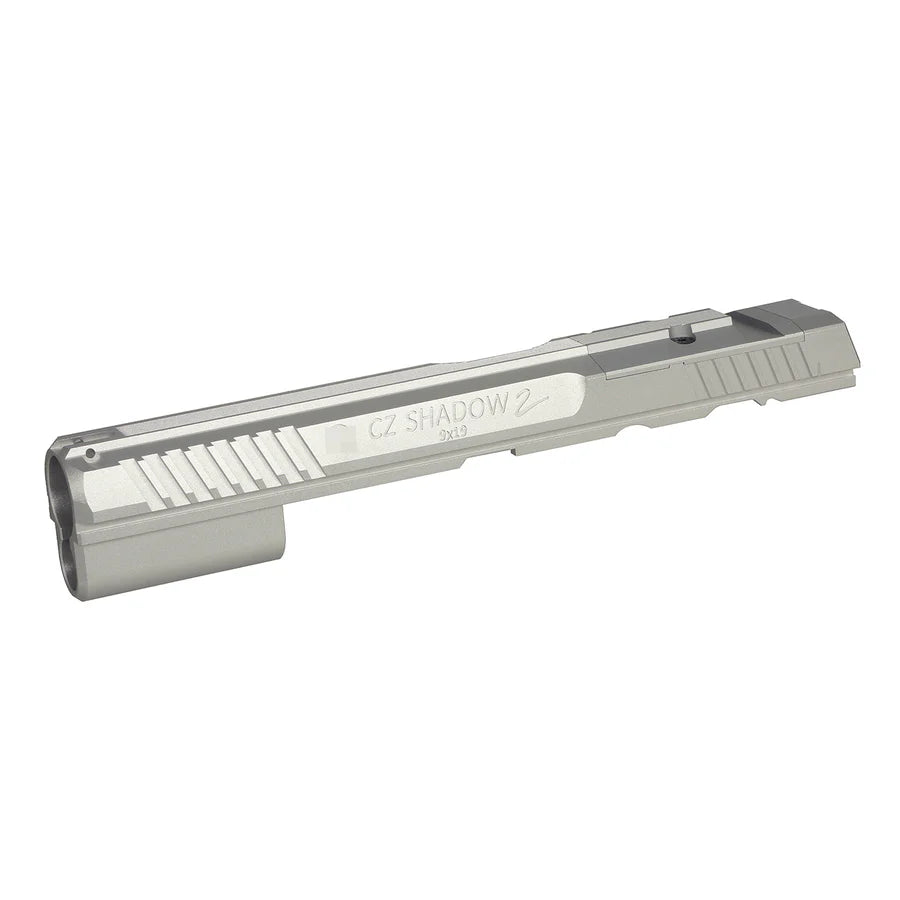 5KU CNCアルミオプティックレディGBBスライド KJW CZ Shadow2 オレンジ GBB用 (GBSD2010) - 銀(ぎん)