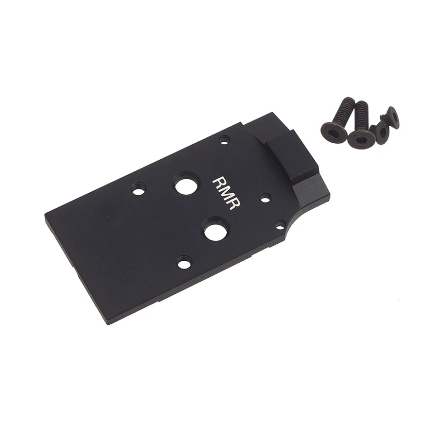 5KU CNCアルミオプティックレディミリングGBBスライド KJW CZ Shadow2 オレンジ GBB用 (GBSD2011) - ブラック