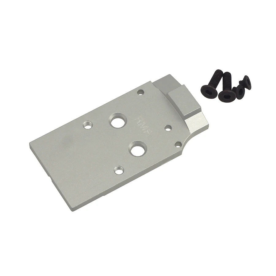 5KU CNCアルミオプティックレディGBBスライド KJW CZ Shadow2 オレンジ GBB用 (GBSD2010) - 銀(ぎん)