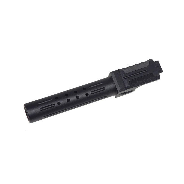 5KU BRA マルイ G19 Gen.3 GBB 用アルミバレル (5KU-GBTM19003) - ブラック