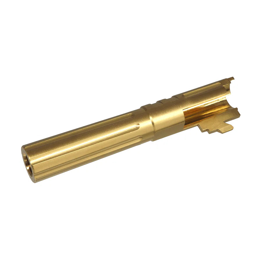 5KU 4.3インチ ステンレスアウターバレル M11-CW マルイ HI-CAPA GBB ( GB-556 ) 用 -金(きん)-AIRSOFT GOGO エアガン・サバゲー用品通販