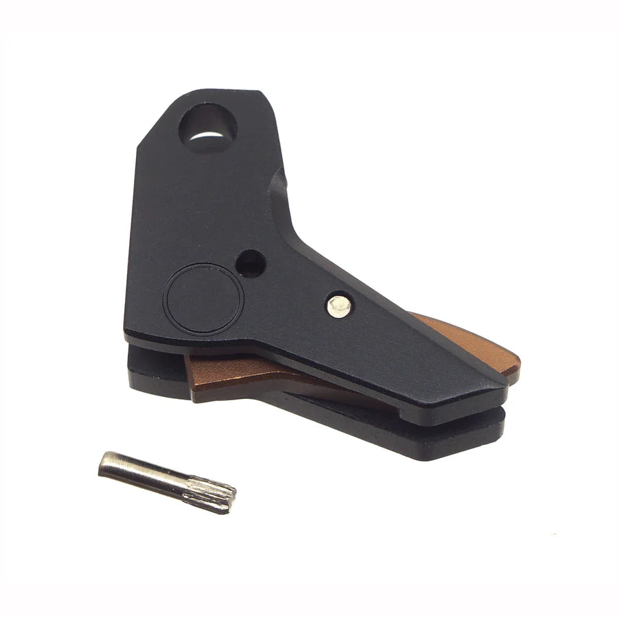 5KU Alpha Competition CNC トリガー マルイ G17 Gen.5 MOS (GBTM17G5008) 用 - ブロンズ-AIRSOFT GOGO エアガン・サバゲー用品通販