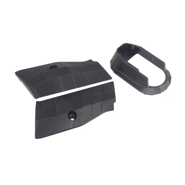 5KU アルミ LOK スタイル ショートグリッパネルとマグウェル KJW/ASG Shadow2 用 (GBSD2039)-ブラック-AIRSOFT GOGO エアガン・サバゲー用品通販