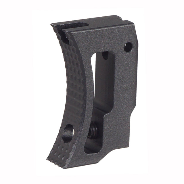 5KU アルミ製ショートカーブ調整可能トリガー(マルイ HI-CAPA GBB用)(GB-639)- ブラック-AIRSOFT GOGO エアガン・サバゲー用品通販